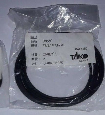 Taiko Kikai Industries Co. Ltd. O-Ring 3.1x270 SR06706220 Taiko Ashna Genuine Part