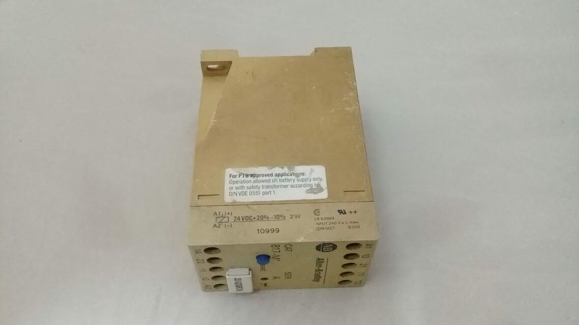 Allen-Bradley 817-M Ser A Thermistor Protection Relay 817M - Image 2