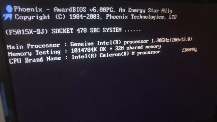 Protech Prox F501LF-VXDJ-C SBC F5015X-DJ Industrial PC Celeron M 1.3Ghz 1GB Dual