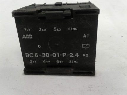 ASEA Brown Boveri BC6-30-01-P-2.4 Mini Contactor IEC 947-4-1 BC6