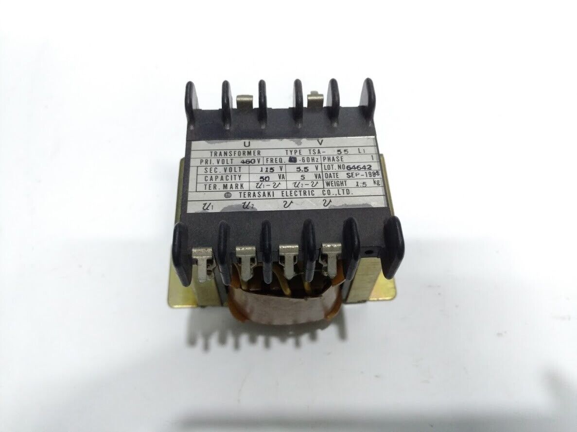 New Terasaki TSA-55 L1 Pri 460V 115V Transformer