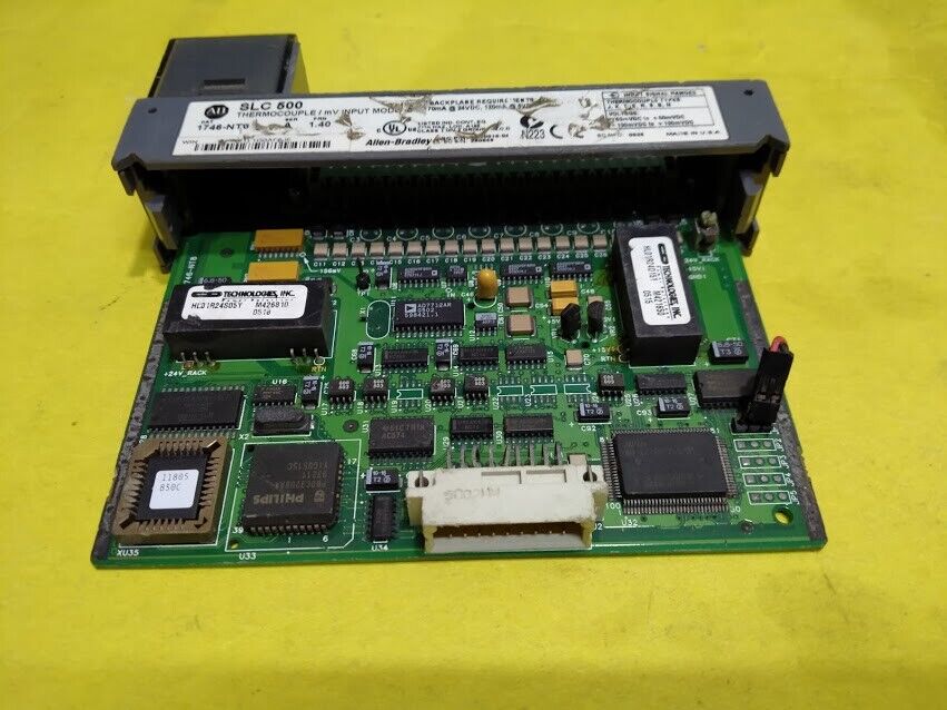 Allen Bradley SLC 500 1746-NT8 Ser. A FRN. 1.40 Thermocouple/ Mv input module
