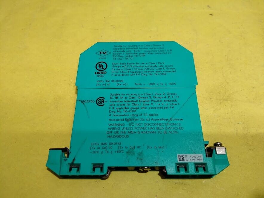 Pepperl+Fuchs Z-System Z965 P/N 71859 Safe Snap Barrier Z-Series - Image 5