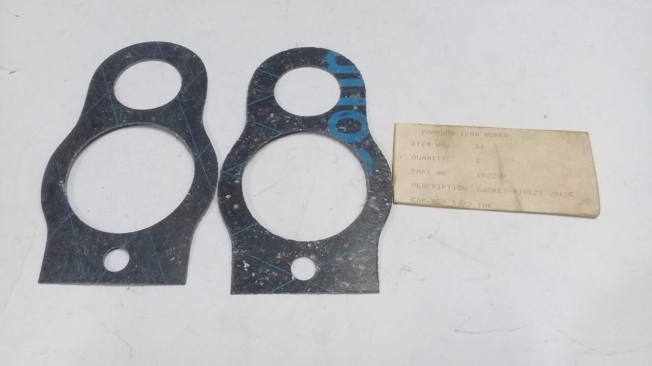 Cameron International Corporation 102209 Gasket 2pcs For Direct Valve Marine - Image 2
