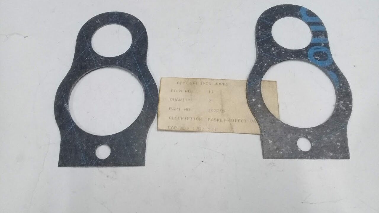 Cameron International Corporation 102209 Gasket 2pcs For Direct Valve Marine