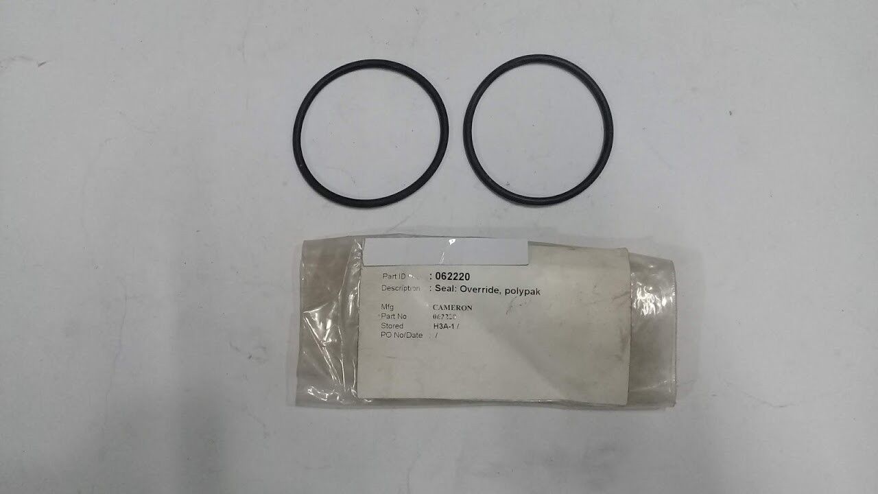 Cameron International Corporation 062220 Seal 2pcs For Hydraulic Override Polypa - Image 4