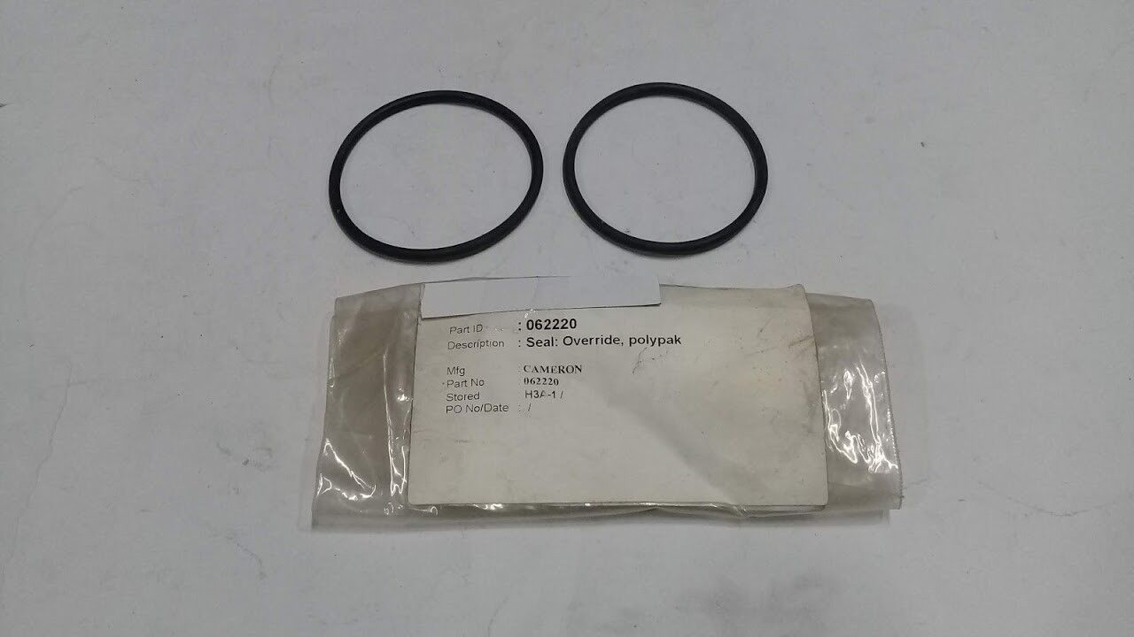 Cameron International Corporation 062220 Seal 2pcs For Hydraulic Override Polypa - Image 2
