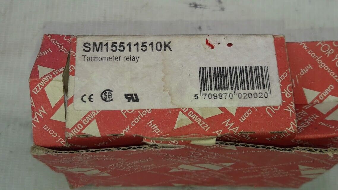 Carlo Gavazzi SM 155 115 Tachometer Relay SM155115 1000-10,000 RPM New - Image 2