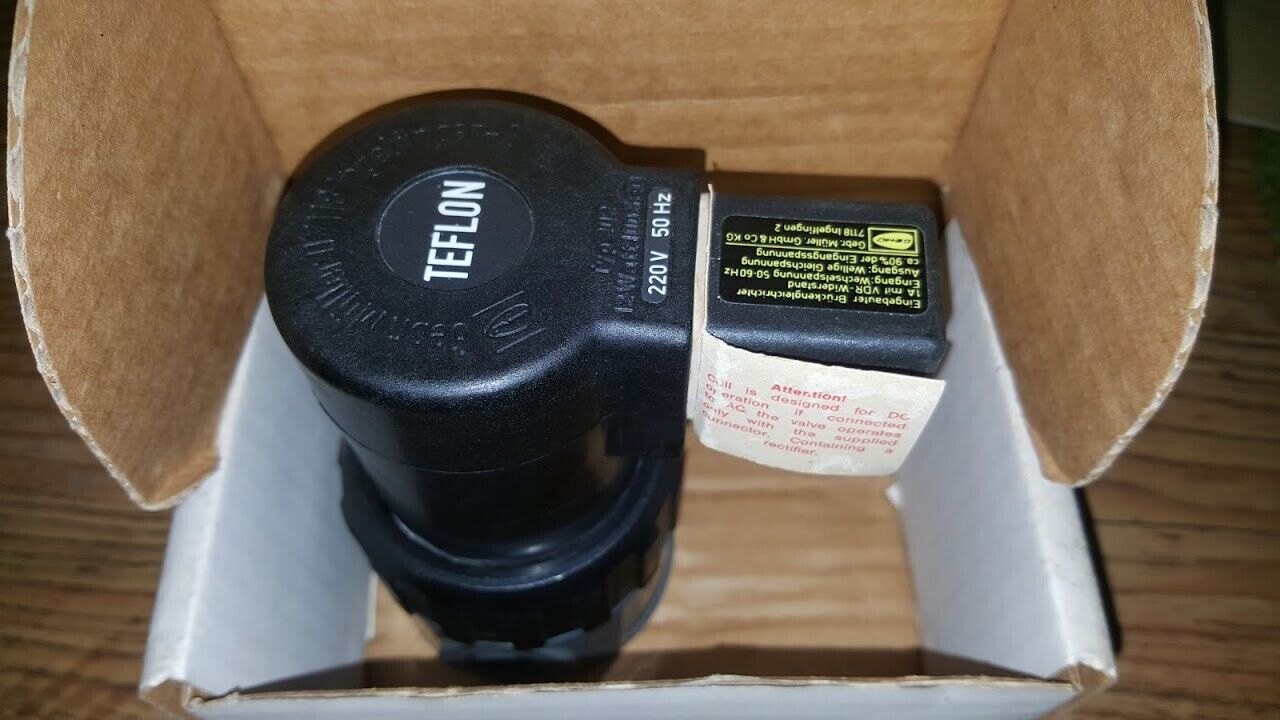 New GEMU Vavle TYP 202 kunststoffventil plastic vavle 220v 50hz - Image 2