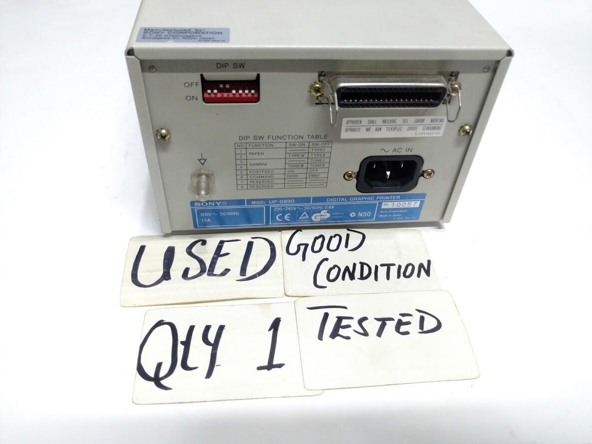Sony UP-D890 Digital Video Graphic Printer Ultrasound / CCTV / Medical - Image 6