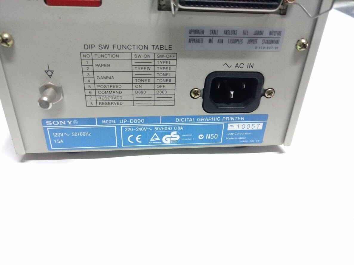 Sony UP-D890 Digital Video Graphic Printer Ultrasound / CCTV / Medical - Image 5