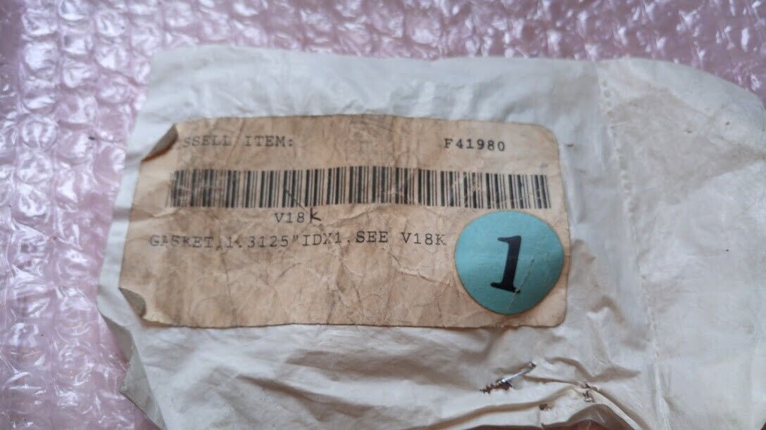 CISSELL 1.3125 IDX1.SEE V18K GASKET New - Image 4