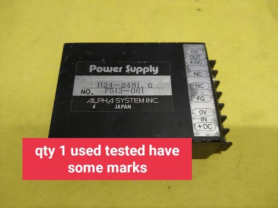Alpha Systeminc H24-24S1. 6 Power Supply F513-061 - Image 7