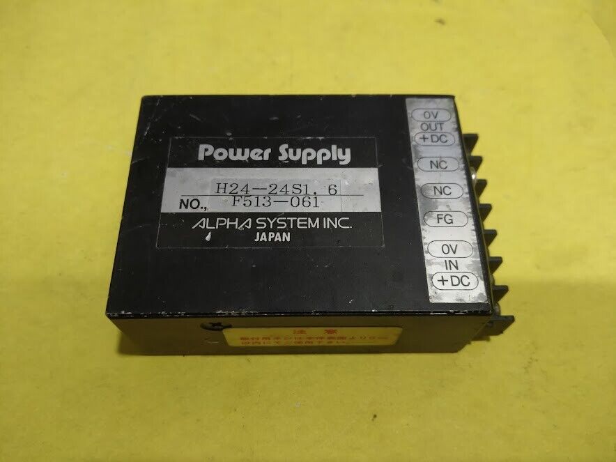 Alpha Systeminc H24-24S1. 6 Power Supply F513-061