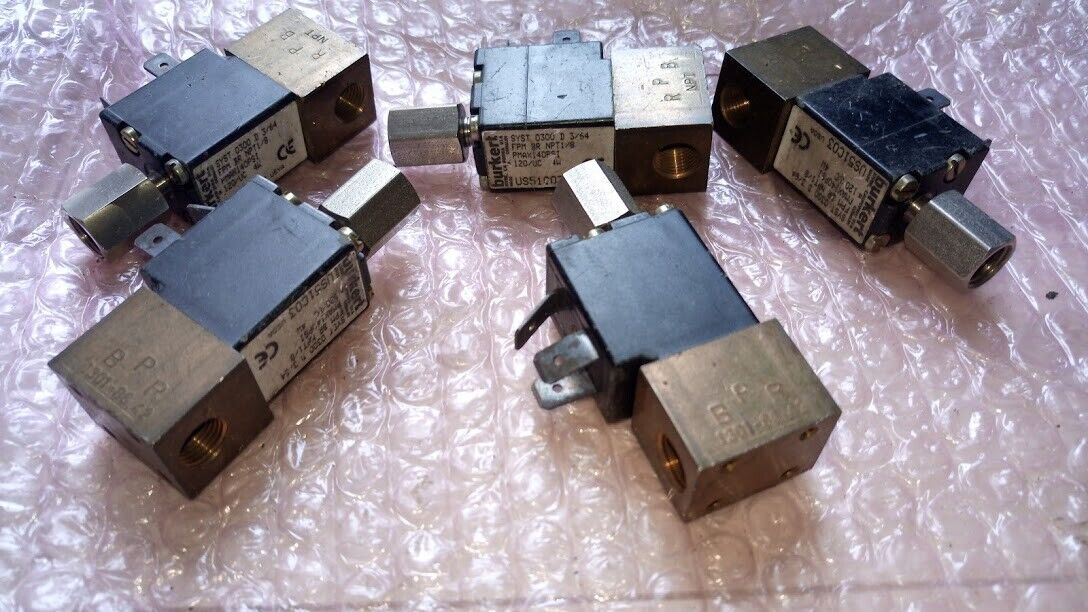Bürkert US51C03 SYST 0300 D 3/64 FPM BR NPT 1/8 PMAX 140PSI 120/UC Solenoid Val - Image 4