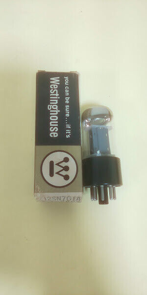 Westinghouse 12SN7GTA DUAL TRIODE AUDIO Amp Radio Vacumm Tube - Image 2