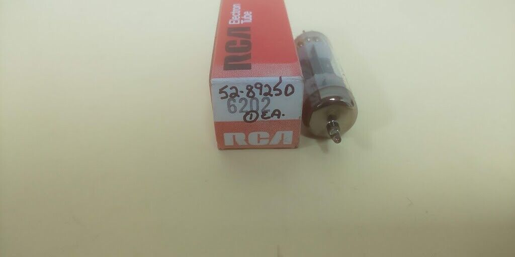 RCA Electron 6202 Radiotron Vacuum Tubes Gray Glass