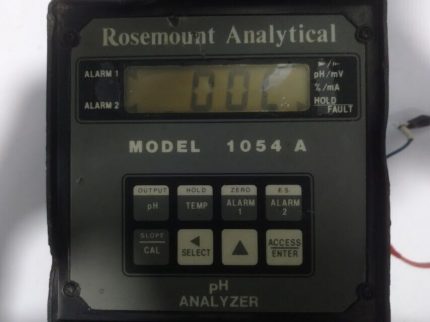 Rosemount Analytical 1054APH software 2.1.4 PH Analyzer