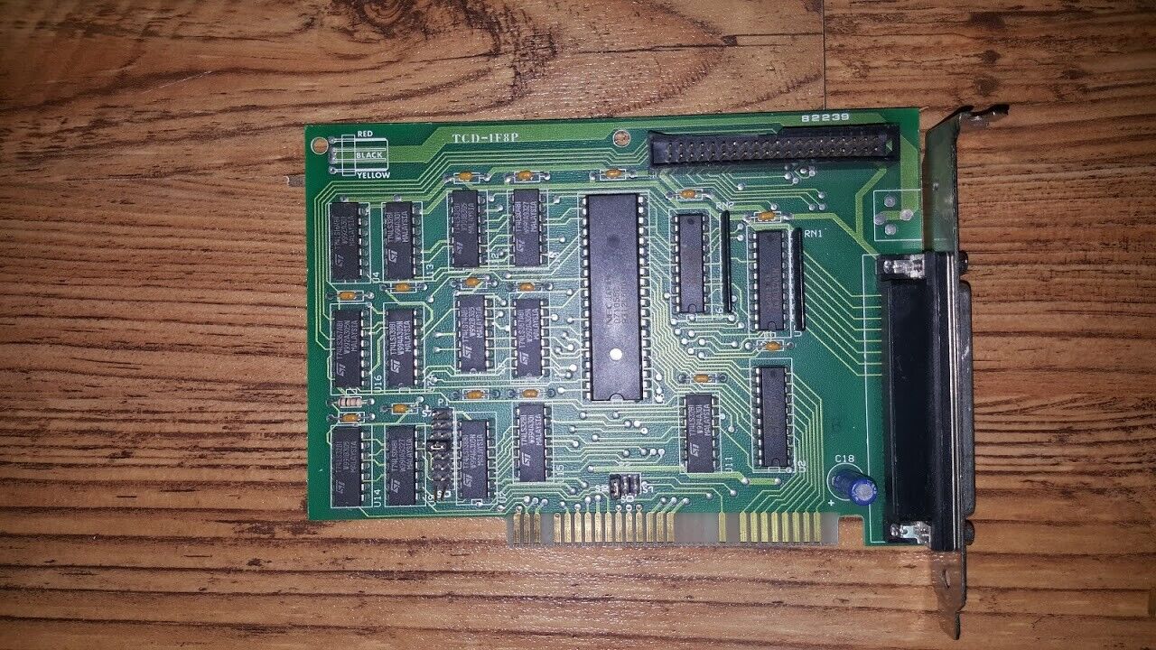 TCD IF8P ISA Pc interface Card TCDIF8P