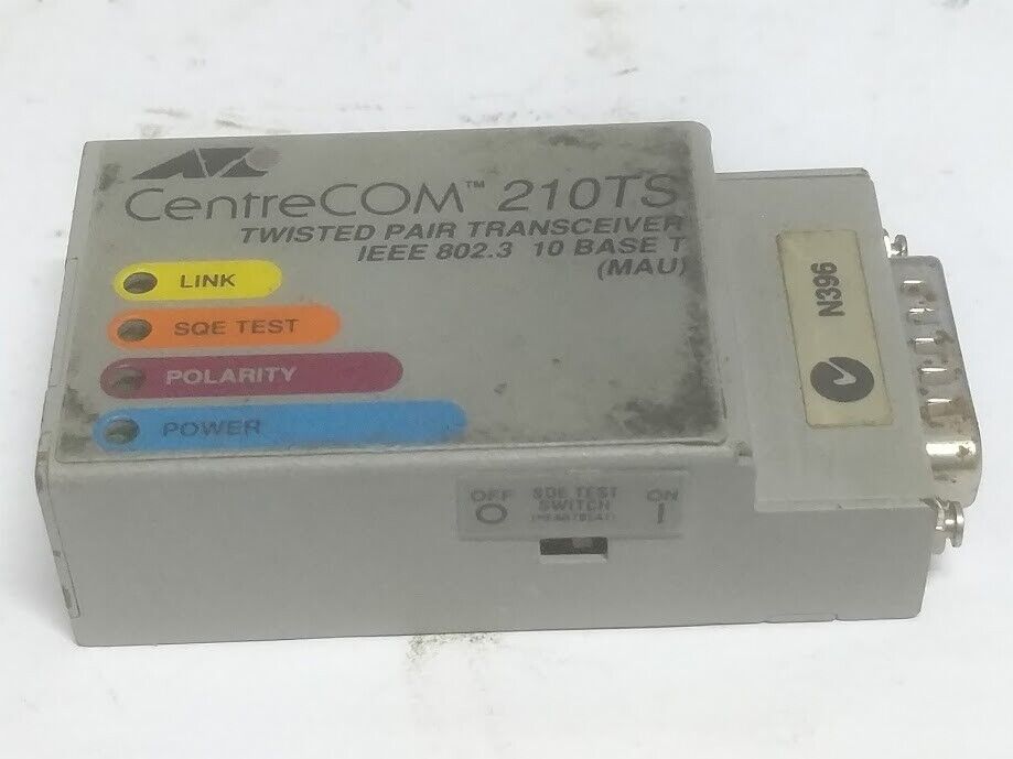 ALLIED TELESIS AT210-TS TWISTED PAIR TRANSCIEVER - Image 2