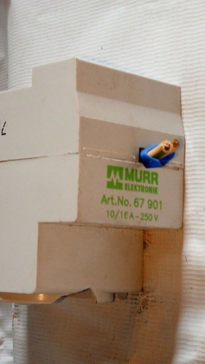 Murr Elektronik 67901 Power SOCKET EURO/GERMAN DINRAIL MOUNT