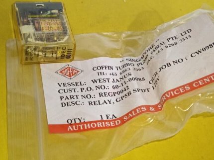 REGP0042 relay GP5B SPDT 120V Coffin turbo pump RH1B-U idec New