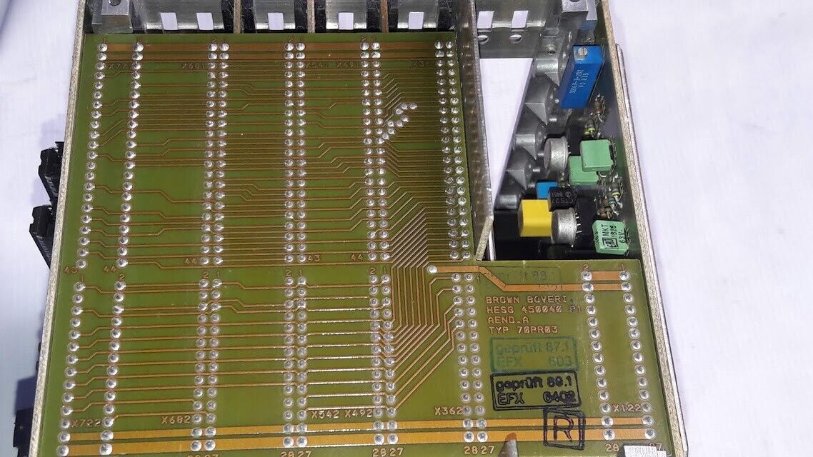 Brown Boveri 70PR03 b-E Processor Module HESG 450038 P2 Aend.A Type 70PR 03b-E T - Image 7