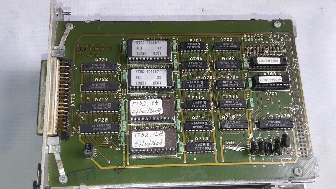 Brown Boveri 70PR03 b-E Processor Module HESG 450038 P2 Aend.A Type 70PR 03b-E T - Image 3