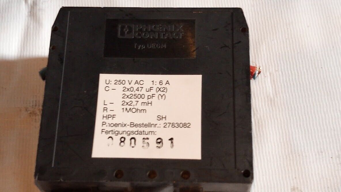 Phoenix contact NEF 1-6 2783082 EMC filter Mains interference filter