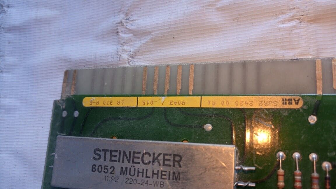 Asea Brown Boveri ABB/BBC GJR2 2420 00 R1 PC Board Relay LR370E - Image 2