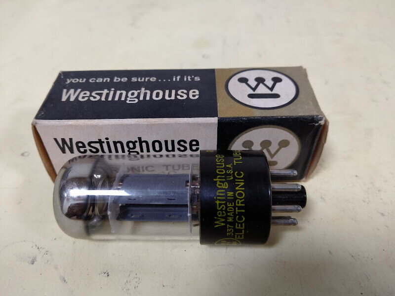 WESTINGHOUSE 12SN7GTA Radio Amp AUDIO VACUUM TUBE Vintage TESTED 6.9607-D - Image 2