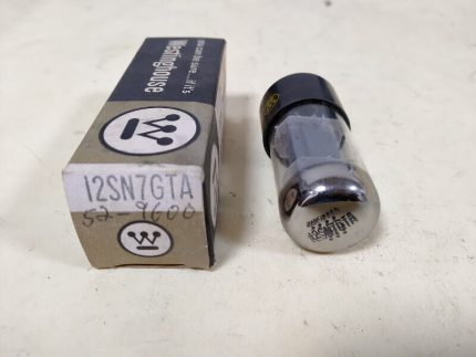 WESTINGHOUSE 12SN7GTA Radio Amp AUDIO VACUUM TUBE Vintage TESTED 6.9607-D