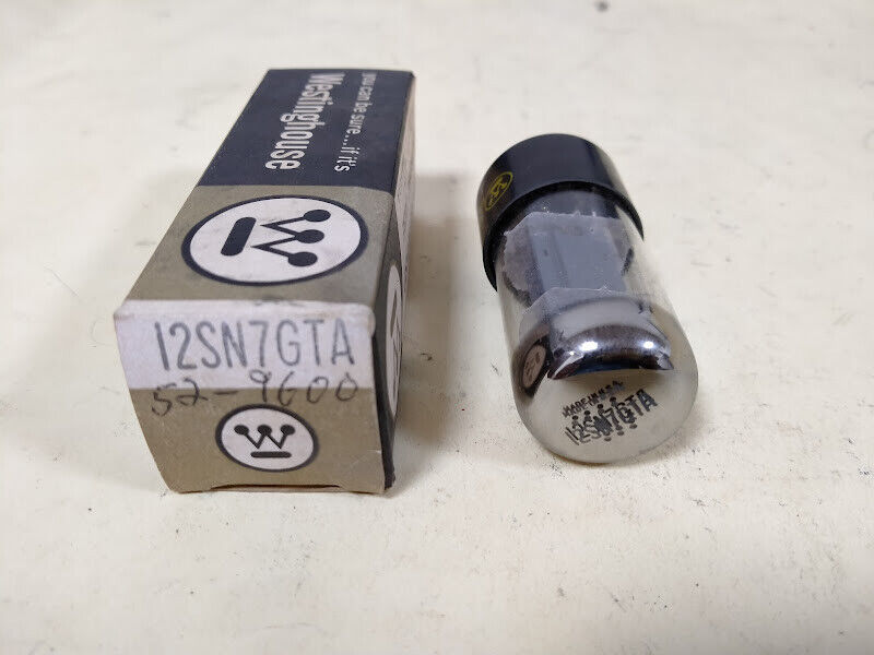 WESTINGHOUSE 12SN7GTA Radio Amp AUDIO VACUUM TUBE Vintage TESTED 6.9607-D