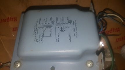 Tracy Electronics Is440/220-2.6 Rms test 2000v Isolation Transformer