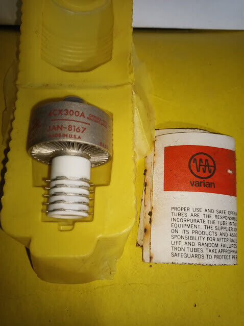 Varian / Eimac 4CX300A electron tube JAN-8167 vacuum tube New - Image 2