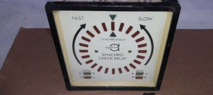 Crompton 244-14GG-SZBX-FQ-SM Synchro Check Relay AGGREKO Mono On Dial 24414GG
