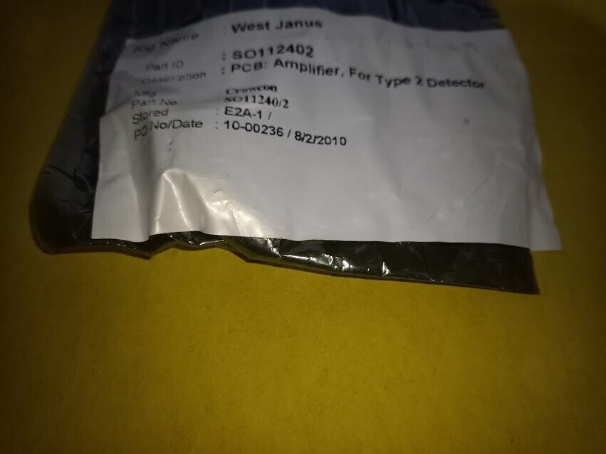 Crowcon S-4825 Iss4 SM6325 Iss4 XGard Oxygen Amplifier SO11240/2 New - Image 4