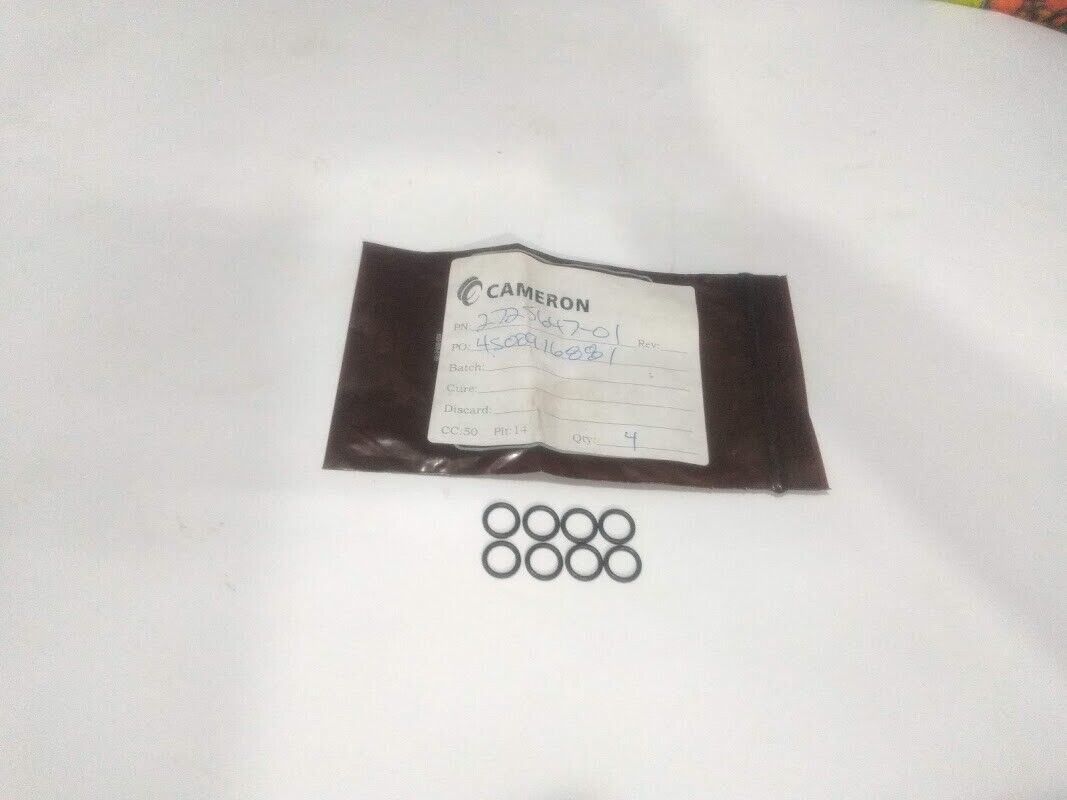 Cameron 272564701 O-Ring 8Pcs For Marine Part Marine Store Spare New