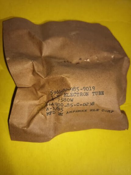 Amprex Jan 7580W Electron tube 5960-00-985-9019 New still sealed