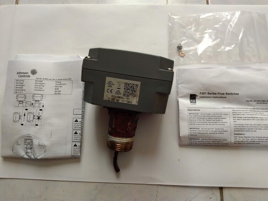 Johnson Controls F261MAL-V01C Liquid Flow Switch 1-11½ NPT Type 4/IP67 Vapor - Image 4
