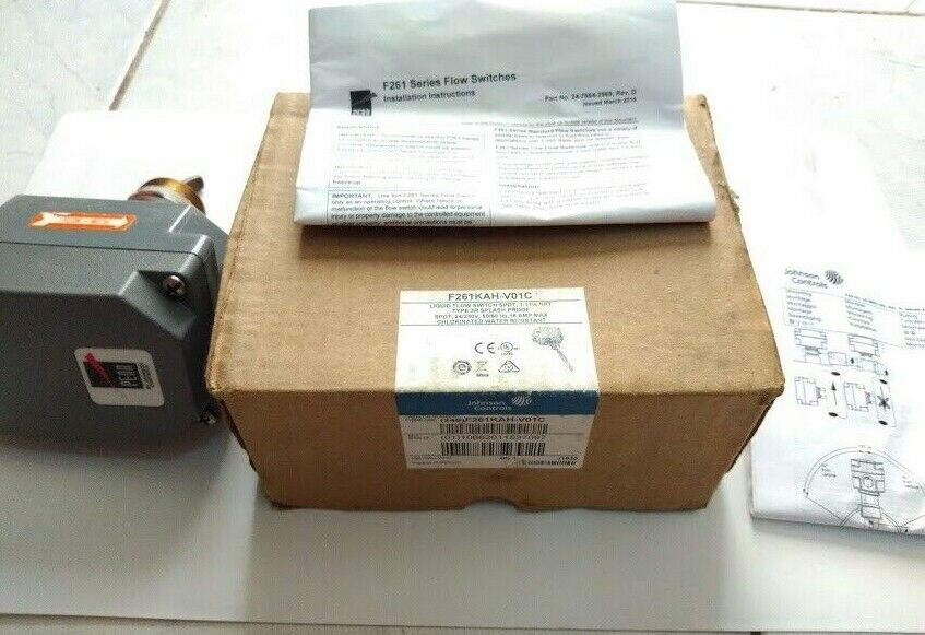 Johnson Controls F261MAL-V01C Liquid Flow Switch 1-11½ NPT Type 4/IP67 Vapor - Image 2