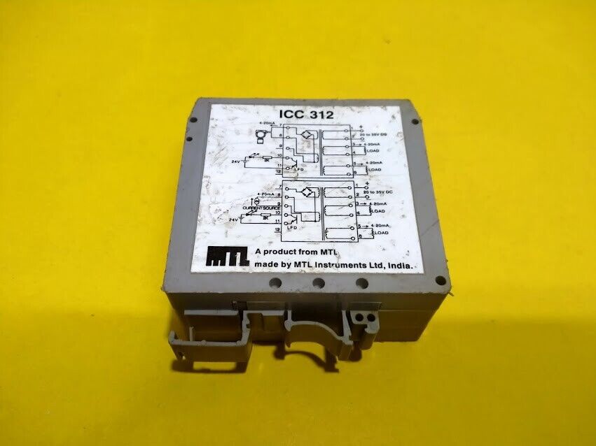 MTL Instrument Ltd ICC 312 Repeater Power Supply signal isolator 4-20Am - Image 2