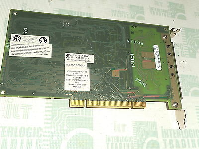 TruFax 100/200 a02-0003jpb 804-063-02 trufax uPCI 2-ch Brooktrout technologY - Image 3