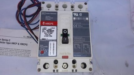 Cutler-Hammer HMCPS007C0C Ser C 7 Amps Motor Circuit Protector HMCPS A1X1PK