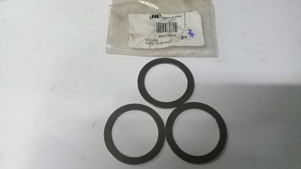 Ingersoll Rand Inc 30215834 W21938 3pcs Plate Valve Inlet H.p For Air Compressor