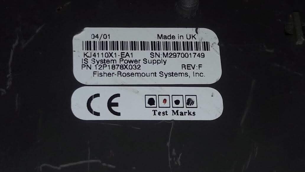 Fisher-Rosemount KJ4110X1-EA1 12P1878X032 Rev.F IS MODULE POWER SUPPLY KJ4110X1E - Image 2