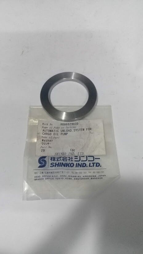 Shinko Ind Ltd 29 Washer Automatic Unload System For Cargo Oil Pump Marine Store - Image 5