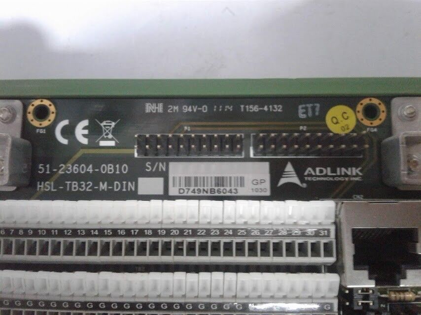 Adlink Technology Inc HSL-TB32-M-DIN 51-23604-0B10 Terminal Base New - Image 2