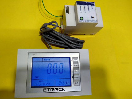 ETRACK 1P Channel 2 energy consumption tracking device