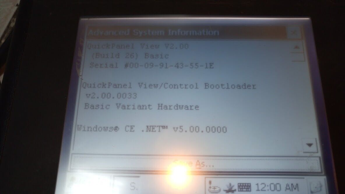 GE Fanuc IC754VBB06MTD-GF ES0600 QuickPanel View V2.00 Windows CE v5.00 ES0600 - Image 2